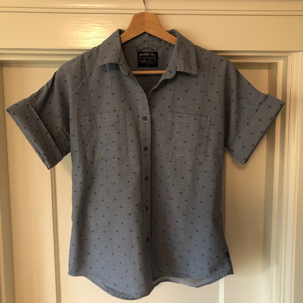 United By Blue Button Up Shirt Size S